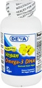 Deva Vegan Omega-3 DHA 200mg, van algen, niet-vis, vertraagde afgifte, 90 capsules, 1-pack