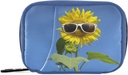 Grappige Zonnebloem pil Box 7 dagen pil geval reis pil Organisator tas met rits draagbare wekelijkse geval Mijn pillen geval Compacte grootte voor vitamine supplement houder