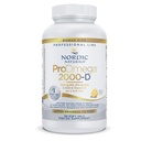 Nordic Naturals ProOmega 2000-D, Citroensmaak - 90 Zachte Gels - 2150 mg Omega-3 + 1000 IE D3 - Ultra High-Potency Fish Oil - EPA & DHA - Brain, Heart, & Immune Health - Non-GMO - 45 Servers