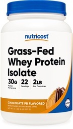 Nutricost Grass-Fed Wei eiwitisolaat (chocolade pindakaas) 2LBS - non-GMO, glutenvrij, natuurlijke smaken