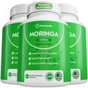 Rosabella Moringa Capsules - Pure Moringa Powder, Energy, Skin, Immune & Gut Health Superfood, rijk aan antioxidanten, essentiële vitamines & Aminozuren, Natural Green Superfood Supplement - 180 Tel.