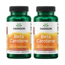 Swanson bêta-carotène vitamine A 25000 UI peau système immunitaire santé antioxydant soutien 7500 mcg 300 Softgels compte (2 pack)
