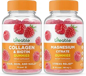 Levensbaar Collageen & Biotine + Magnesium, Gummies Bundle - Grote Proeverij, Vitamine Supplement, Glutenvrij, GGO vrij, Kauwbaar