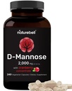 NatureBell D-Mannose 500mg Capsules (2.000 mg per portie) 