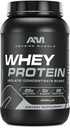 Geweldige spier 100% Wei Proteïnepoeder *Geavanceerde formule met Wei Proteïne Isolaat als primaire Ingrediënt Samen met Ultra Gefilterd Wei Proteïne Concentraat (Vanilla, 2 lb)