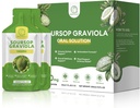 Soursop Graviola Oral Liquid 10 FL.OZ, Hoge Absorptie Soursop Bitters Drank voor vrouwen en mannen, Fresh Graviola Fruit Extract voor cel* Regeneratie, Immune & Antioxidant Ondersteuning, Ananas smaak