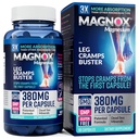 MAGNOX® Crampes de jambe Buster (en anglais seulement) 380mg Magnésium pour les crampes de jambe à la nuit Supplément de magnésium pour spasmes musculaires (en anglais seulement) 3X Plus Absorption (en anglais seulement) Minéraux de mer Morte (en anglais seulement)