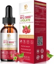 Lukaree Vitamine B12 Sublingual Drops Vegan B12 Vitaminen Liquid-Full Spectrum-Methylcobalamine, Adenosyl & Hydroxy B12, for Energy, Focus, Mood & Immune Support - 2 month supply, 2 fl oz