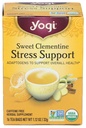 Yogi Thee Biologische Zoete Clementine Stress Ondersteuning Supplement, 16 Tellen