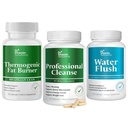 DR VITAMINE OPLOSSINGEN Thermogene vetbrander, 15 dagen reiniging, watervloed, gewichtsverlies voor vrouwen & mannen bundel, 180 capsules