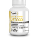 Organix Nier- en leverondersteuning Reinigingssupplement, melkdistel Reishi Kruidenformule voor spijsverterings-, nier- en levergezondheid, slaap- en energiesteun, glutenvrij, niet-GMO, 60 vegetarische capsules