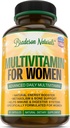 Multivitaminesupplement voor vrouwen. Vitaminen A C D E & Vitamine B Complex. Immuun & Vrouwelijke Ondersteuning + Antioxidant & Natural Energizers. Non-GMO, Glutenvrij, Made in the USA,60 Caps