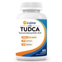 Supplément TUDCA 500mg, soutien du foie et de la vésicule, véritables sels de bile purifiés avec goût amer, végétalien, sans gluten, non OGM - 60 capsules