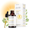 Pure TheraPro Rx Vegan A-D-K Drops-6 Mon Supply-Vitamine A(Palmitate & Betacaroteen), Liposomal Vitamine D3(as vegan cholecalciferol), Liposomal Vitamine K2(MK-4 & MK-7)Ondersteunt Immunity & Bone Health-20ml