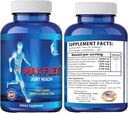 MAX FLEX UC II, Collageen Supplement voor gezamenlijke gezondheid Geavanceerde gezamenlijke ondersteuning Supplement met Glucosamine, Chondroitin, Gezamenlijke Ontvlammingsreliëf als Kurkuma Glutenvrij 60 tabletten, 2 tabletten/dag