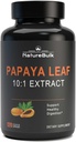 Papaya Leaf Extract Capsules - 10X Sterkte, 120 Veg Capsules, Immune Gut & Super Digestieve Gezondheid