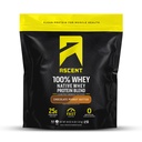 Ascence 100% poudre de protéines de lactosérum - Après l'entraînement Isolation de la protéine de lactosérum, Zéro arômes et édulcorants artificiels, sans gluten, 5,5g BCAA, 2,6g Leucine, acides aminés essentiels, beurre d'arachide au chocolat 4 lb