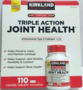KIRKLAND Triple Action Joint Health Type II Collageen, Boron en HA - 110 Tel.