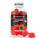 Gommies monohydratées de créatine - 3g portion, sans sucre, 90 comte, non-OGM, conçu pour les hommes et les femmes, sans gluten, sans ballonnement - végétalien, halal, casher. (90 unités, fraise)
