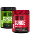 Ge Jacked Factory Nitrosurge Pre-workout in Blue Raspberry & Watermeloen Nitrosurge Shred Thermogenic Pre-workout voor mannen & vrouwen