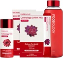 FOODOLOGY Redbottle 1-maand Burning Set/Coleology Drink Mix(2ea) & Coleology Cut(1ea) & Waterfles(1ea)