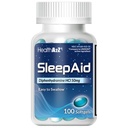 HealthA2Z Aide au sommeil, Diphénhydramine Softgels, 50mg, soutient plus profond, sommeil reposé, non Habit-Forming (100 comtes)