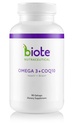 Biote Nutraceuticals - Omega 3 + CoQ10 - Coeur + Cerveau (90 capsules de gel)