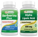 Best Naturals Berberine Plus 1000mg & Alpha Lipoïne Acid 600 mg