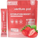 Venture Pal Sugar Free Electrolytes Powder Packets - Liquid Daily IV Hydration Packets | Instantly Hydrating & Party Recovery | 5 Vitamins & 7 Electrolytes | Certified Vegan, Keto, Non-GMO | 16 Sticks
