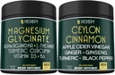 Bundel 6in1 Magnesium Glycinate Supplementen & 6in1 Premium Ceylon Kaneelsupplementen - Ontspannen, Rustvolle Dag & nacht, Immune, Hart, Vertering & Lichaamsbalans Ondersteuning