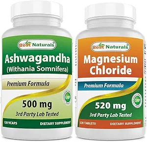 Best Naturals Ashwagandha Extract 500 Mg & Magnesiumchloride 520 mg