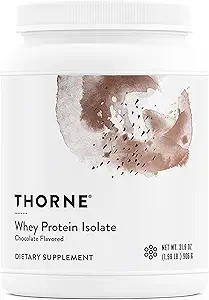 THORNE - Wei Proteïne Isolaat - 21 Gram Easy-to-Digest Wei Proteïne Poeder - NSF Gecertificeerd voor Sport - Chocolade - 31.9 Ounces - 30 Servers