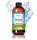 Supplément en fer liquide pour les femmes - Haute puissance Sublingual Drops en fer - Vegan Liquid - Saveur sans goût - Supplément Premium pour les hommes, les femmes et les enfants - 8 onces - Nutrinoche