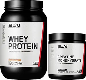 BARE PERFORMANCE NUTRITION BPN Wei Kaneel Roll Proteine + Creatine Bundle