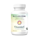 Dr Clark Vitamine C Supplement 1000mg - Glutenvrij, Immuniteit Ondersteuning, Krachtige antioxidant, Ondersteunt Hersenfunctie, Bevordert weefsel vorming en reparatie, 100 Gelatine Capsules