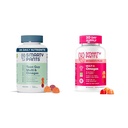 SmartyBants Vrouwen- en tienerjongen Multivitamine Gummies Bundle: Omega 3 (DHA/EPA), Methylfolaat, CoQ10, Vitamine D3, C, Vitamine B12, B6, Vitamine A, K & Zink, Glutenvrij (30 dagen levering)