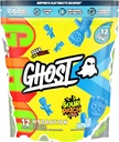 GHOST Hydration Packets, Sour Patch Kids Blue Raspberry, 12 Sticks, Electrolyte Powder - Drink Mix Supplement met Magnesium, Kalium, Calcium, Vitamine C - Veganistisch, vrij van soja, Suiker en gluten