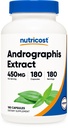 Nutricost Andrographis Extract 450mg, 180 Vegetarische Capsules - Non-GMO & Glutenvrij
