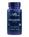 Prolongation de la vie Chlorophylline, antioxydant et ADN Soutien de la santé, sans gluten, sans OGM, végétarien, 100 capsules végétariennes