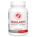 Silver Fern Regularity Digestief Supplement Capsules Merk - 1 Fles = 30 Capsules = 30 Day Supply - Mucosave FG (Prickly Pear Polysacchariden & Olive Leaf Polyfenolen) & SunFiber