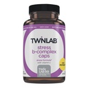 Twinlab Stress B-Complex Caps - Complete B-Complex & 1000 mg vitamine C - Energy Support Supplement met vitamine B12 en B6-100 capsules