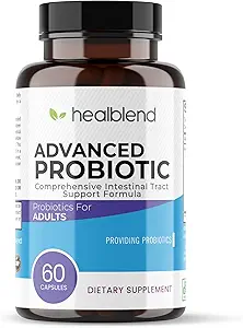 Probiotica voor de spijsvertering, 11,5 miljard CFU per portie: DE111, Lactobacillus, Bifidobacterium, Acidophilus Probiotic Supplement, Bloating, Gas and Constipatie Relief, 60 Capsules