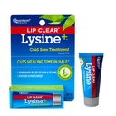 Quantum Health Lip Clear Lysine+ Cold Sore Treatment Soothe & Moisturize Mouth Sores - L-Lysine Menthol Calendula & Propolis Zalf - Transparante koorts Blister Healing Balm - 0,25 Oz