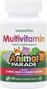 NaturesPlus Dierenparade Kinderen Kauwbare Multivitamine - 180 Animal-Shaped tabletten, Verpakking van 3 - Natuurlijke Assorted Smaken - Veganistisch, Glutenvrij - 270 Totaal porties