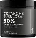 Cistanche Tubulosa Extract - Ultra High Potency 10:1 Extract met 50% Echinacoside & 10% Verbascoside - Hooggeconcentreerd - derde-partij lab getest - 60 capsules