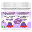 Kinderen Chewable Iron Supplement, Ferronyl® Carbonyl Iron 9 mg, vitamine C 30 mg, druivensmaak, 90 tabletten (2 flessen)