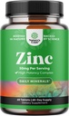 Zink 50 mg Immuun Ondersteuning Supplement - Zink Complex Supplement voor het immuunsysteem en de verbetering van de haarhuid en nagels vitamines - Gemakkelijk te slikken Krachtige dagelijkse tabletten voor volwassenen