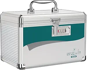 Glosen Medicine Lock Box met Combinatie Lock, Medicinatie slot doos Inch