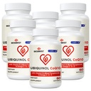 Ubichinol CoQ10-600mg-Softgel, Active Coq10 Ubichinol Supplement met Vitamine E & Omega 3, 6, 9, Hoge Absorptie-Co-enzym-Q10, Krachtige Antioxidant voor Energieproductie, Getest, 360 Tel.