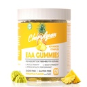 EAA Gummies 120 Ananas Gummies, 7400 mg Essentiële Aminozuren - Alle 9 Essentiële Aminos (EAA) en Alle Branched-Chain Aminos (BCAA's), Non-GMO, Glutenvrij, Vegetarisch Vriendelijk.